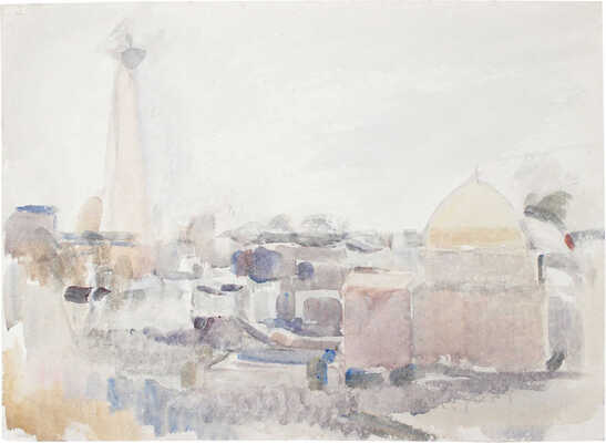 Лянглебен Моисей Вольфович. Хива. Дождливый день